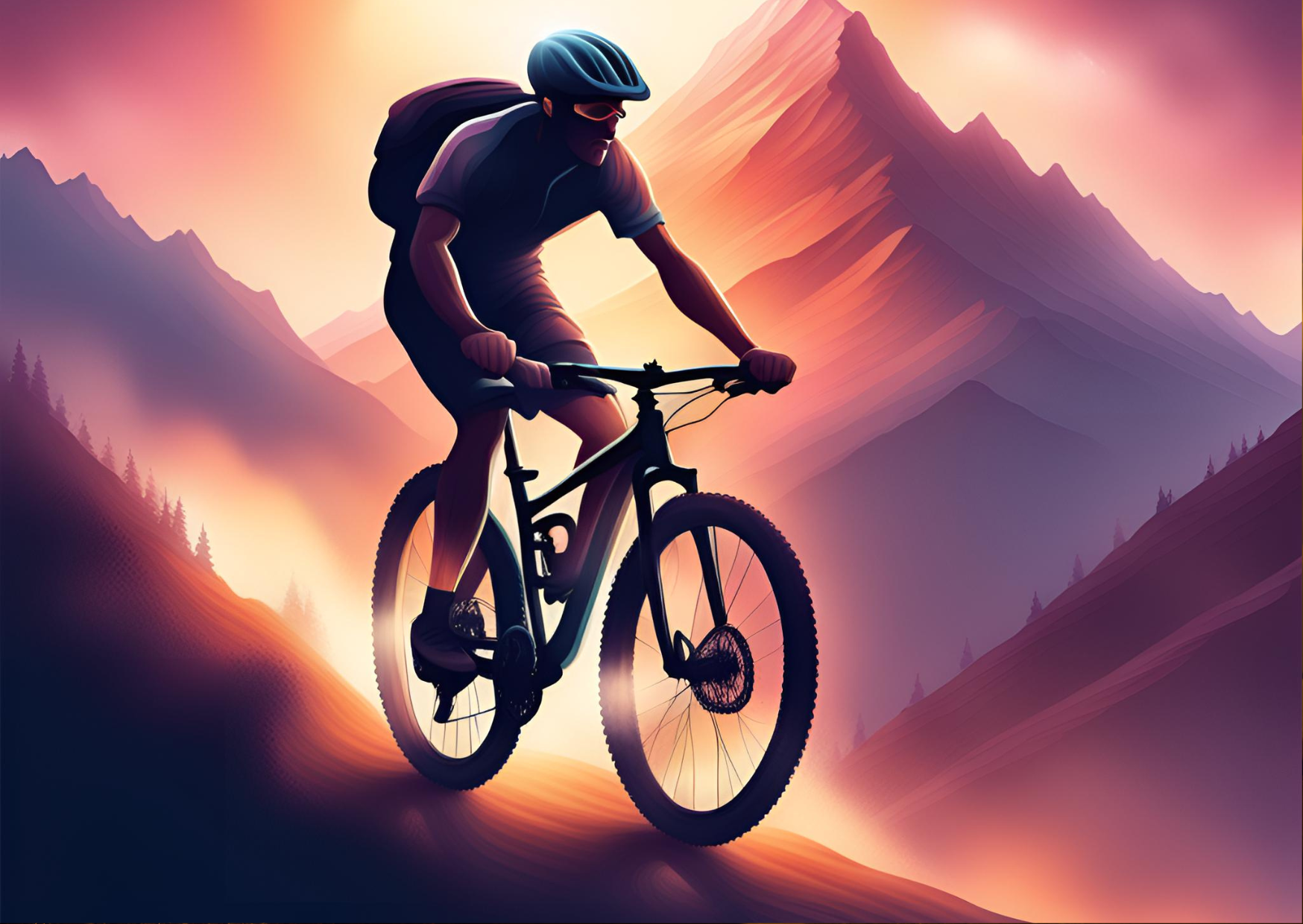 Ich fuhr wieder Fahrrad